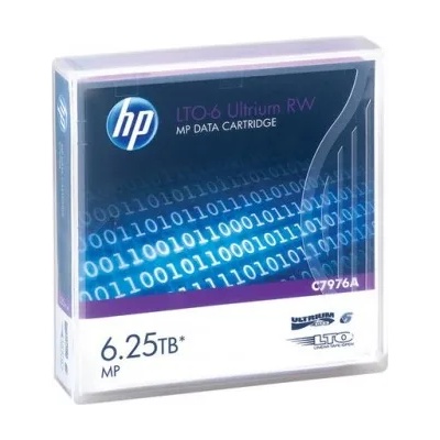 Hewlett_packard_enterprise HPE HP Tape LTO Ultrium 6 RW 2.5TB/6.25TB MP single unit (C7976A)