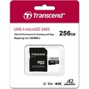 Image 1 of Transcend microSDXC 256GB C10/UHS-I/U3/A2 TS256GUSD340S