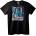 NOONEBRAND Тениска с аниме улица - 2XL, Black