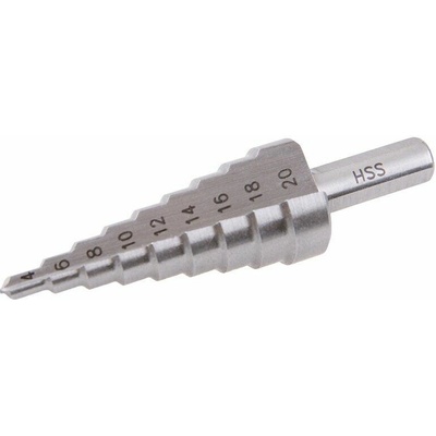WESTBERG Vrták stupňový HSS 4-20mm 9 stupňov