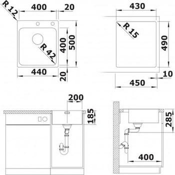Image 1 of BLANCO SOLIS 400-IF/A (526119)