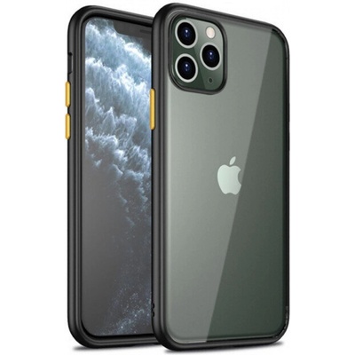 iPaky Гръб Ipaky Bright за Iphone 12 Pro Max 6.7 - Прозрачен с черна рамка (6933345208210)