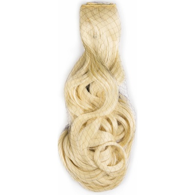 Hairlora Clip-in vlasy – #613 Svetlá blond - 1 široký pás (115 g) – vlnitý, 60 cm