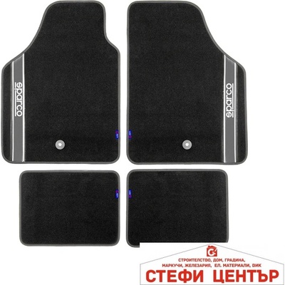 Sparco Универсални мокетни стелки Sparco - 03763BAR със сиво (5131004)