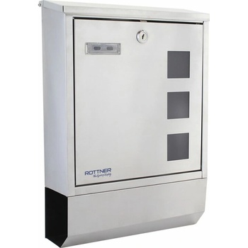 Poštová schránka Rottner Corto z nehrdzavejúcej ocele