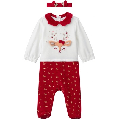 Sergent Major Бебешки ромпър от кадифе Sergent Major - Ledaniela, с лента за глава, 18 м (24H5BFF1GRE)