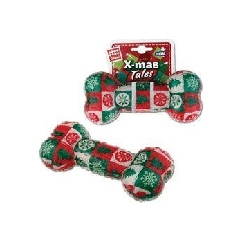 GiGwi VÁNOČNÍ pes Kost 16 x 7 cm
