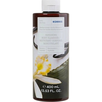 Korres Mediterranean Vanilla Blossom energizujúci sprchový gél 400 ml