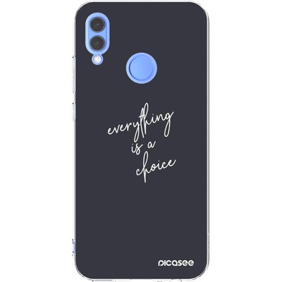 Picasee silikónový prehľadný obal pre Huawei P Smart 2019 - Všetko je na tebe