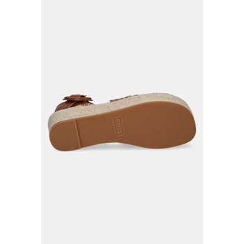 BOSS Кожени сандали BOSS Machica в кафяво 50542356 (50542356.220)