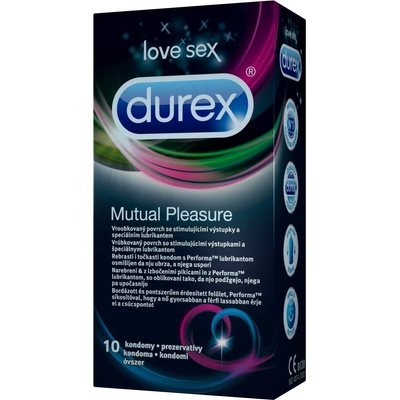 Durex Mutual Pleasure 10 ks – Zboží Mobilmania