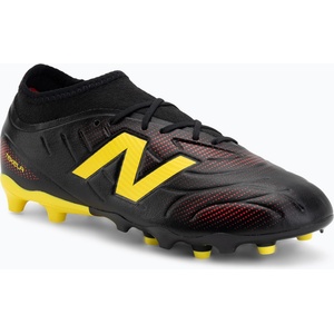 New Balance Детски футболни обувки New Balance Tekela Team V5 black 100/punch yellow/fire cracker