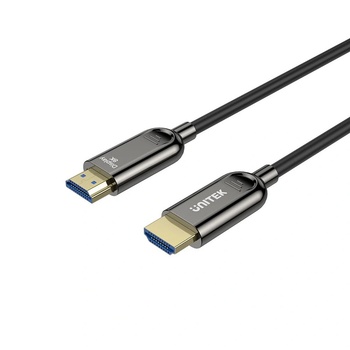 Unitek HDMI кабел Unitek, 2.1, HDR, 4K@144Hz, 8K@60Hz, черен, 50m (C11085GY01-50M) (C11085GY01-50M)