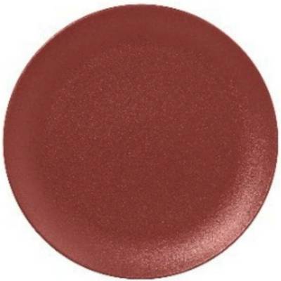 RAK Porcelain Talíř mělký 27 cm tmavě červená RAK-NFNNPR27DR