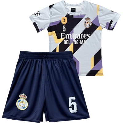 Numberoplus Real Madrid FC Pre-Match Bellingham dětský fotbalový dres komplet – Zboží Mobilmania