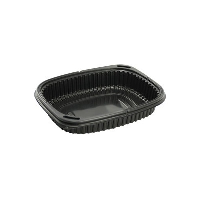ECOFOL Plastová miska na jídlo PP 800ml černá bal/40 ks