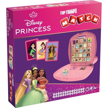 Winning Moves Настолна игра Winning Moves - Top Trumps Match, Disney Princess (WM05355)