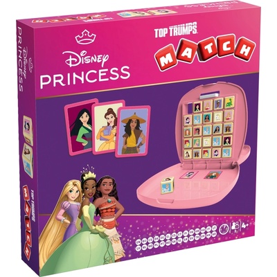 Winning Moves Настолна игра Winning Moves - Top Trumps Match, Disney Princess (WM05355)