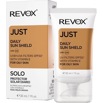 Revox Cosmetics REVOX B77 Just Daily Sun Shield For Oily Skin Слънцезащитен продукт дамски 30ml