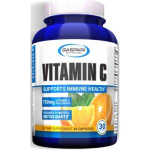 Gaspari Nutrition Vitamin C 750 mg / Immune System Support [30 капсули]