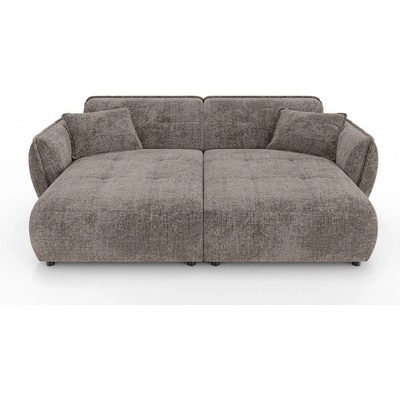 ROPEZ Кафяво-сив шенилов диван 252 cm Nelia Big - Ropez (Nelia Big Sofa 4os. XL Cremona 24)