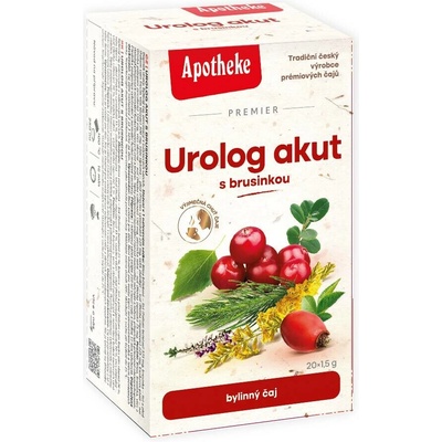Apotheke Urologakut s brusinkou 20 x 1,5 g