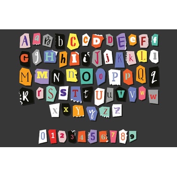 DIMEX ART s. r. o Флизелинов фототапет цветна азбука 375 x 250 см