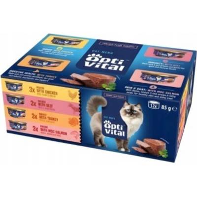 Optivital mokré krmivo mix chutí 1,02 kg