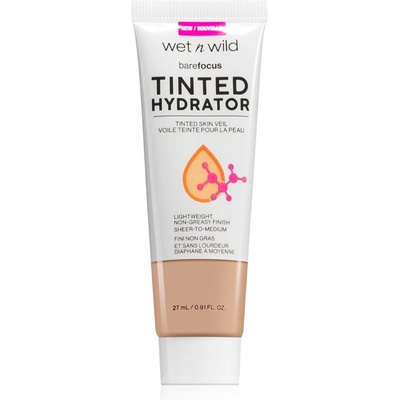 Wet n Wild BareFocus Tinted Hydrator тониращ флуид за уеднаквяване на цвета на кожата цвят Light 27ml