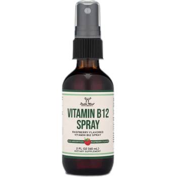 Image 1 of Double Wood Supplements B-12 Spray | Methylcobalamine 500 mcg [60 мл] Малина