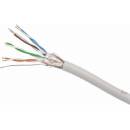 Gembird SPC-5004E-SOL/100 SFTP kábel drôt, cat. 5e, 100m, sivý