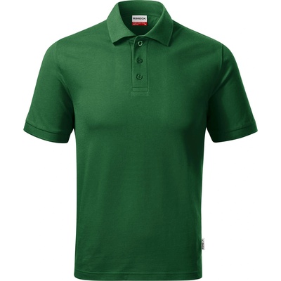 MALFINI Rimeck resist heavy polo r20 / Мъжка поло риза - бутилково зелено xl (r200616)