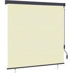 vidaXL Ролетна щора Кремаво 180 x 250 cm Текстил и Алуминий (362085)