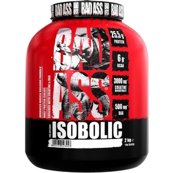 Bad Ass Nutrition Isobolic | Whey Protein Isolate with DAA & Creatine [2000 грама] Snickers