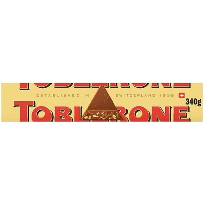 Toblerone mléčná s medovo-mandlovým nugátem 340 g