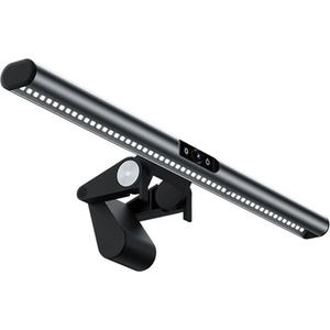 Mobilly S1CAM LED офис лампа за монитор с уеб камера и микрофон, черна (TBD0601668902)