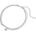 Silenti Jewelry Сребърна гривна за крак "Актуалност