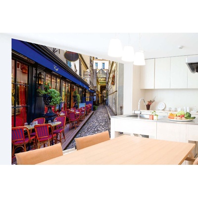 DIMEX ART Самозалепваща се флизелинова фототапета кафене в париж 375 x 250 см