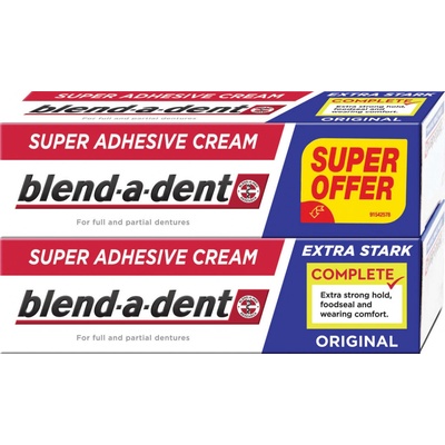 Blend-a-Dent Extra Mild Mint/Extra Stark Original Duo pack 2x47 g