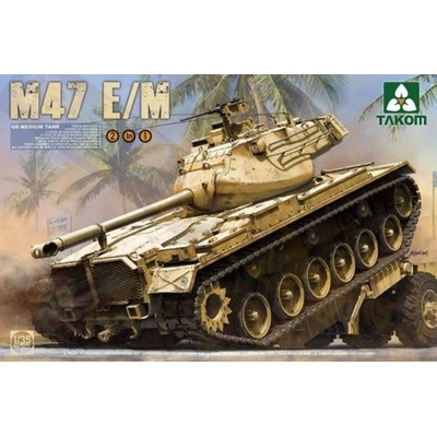 Takom US Medium tank M47 E M 2 in 1 1:35