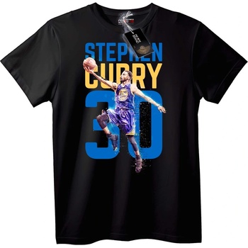 NOONEBRAND Тениска Stephen Curry 30 Баскетбол - 2XL, Black