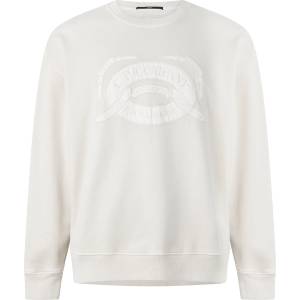C.P. Company Блуза CP Company Mens CP Logo Crew Cotton Oversized-Fit Sweatshirt - Frozen Dew 114