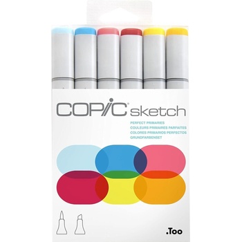 Copic Sketch Пълнител за писалка Perfect Primaries 6 бр (65.2974)