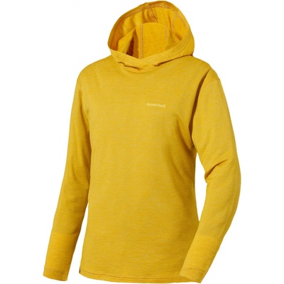 Montbell Merino Wool Plus Light Hoodie žlutá
