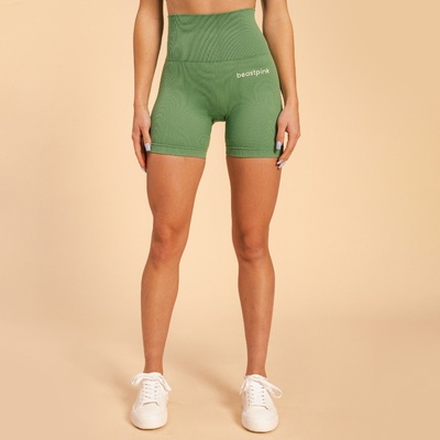 GymBeam BeastPink Дамски шорти Hyper Olivine XL