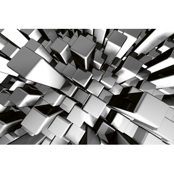 DIMEX ART s. r. o Флизелинов фототапет динамичен метален блок 375 x 250 см