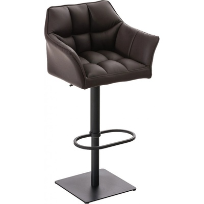 Design-Shop Damas B1 koženka Hnědá / černý rám