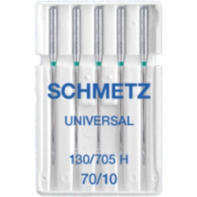 130/705 H / HAx1 (Nm 70/10) Jehly Schmetz UNIVERSAL pro domácí šicí stroje (5 ks/box)