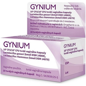 Gynium cps.vad. 10x10^8 CFU/10^8 CFU