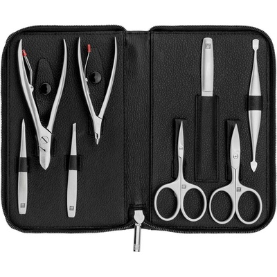 Zwilling BT Premium Twinox Kožená sada na manikúru č.97087 černá